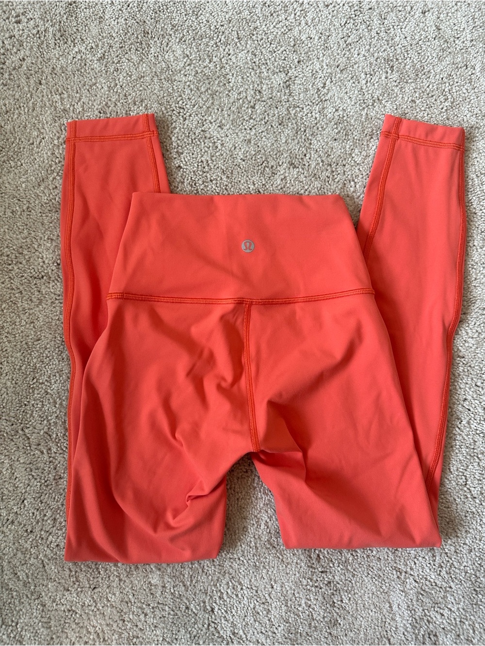 Lululemon High-Rise Coral Leggings